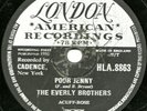  1959 EVERLY BROTHERS 78 POOR JENNY /TAKE A MESSAGE TO MARY HLA 8863 V+