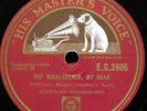 COMEDIAN HARMONISTS #2 78 RPM RECORD Mirror Gloss (E)