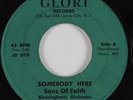 Black Gospel 45 SONS OF FAITH Somebody Here GLORI HEAR