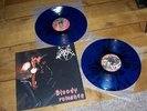 SLAYER BLOODY ROMANCE BLUE SPLATTER DLP LIMITED 110 ONLY RARE MINT CONDITION 