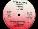 D BROS. Feat. D.J. PIPE California Scratch ELECTRO/RANDOM RAP 12