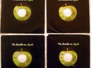 4 NM BEATLES original Apple 45's/Hey Jude,Let It Be,Something,Come Together etc.