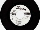 BEATLES, SHE LOVES YOU, SWAN BLACK PRINT WHITE LABEL ULTRA-RARE NEAR MINT PROMO