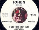 TOMMY RIDGLEY I Want some Money Baby RARE NORTHERN SOUL R&B PROMO DJ 45 RPM HEAR