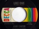 NORTHERN SOUL - JEAN CARTER Like One DECCA - GIGA-RARE stock copy