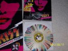 KISS : The City With The Hottest Asses - multicolor LP & poster - live Roma 1980