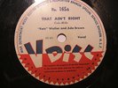 V-DISC Fats Waller and Ada Brown No.: 165-A-B
