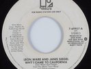 Modern Soul 45 LEON WARE /JANIS SIEGEL Why I Came To... ELEKTRA HEAR promo