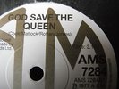 Sex Pistols God Save The Queen A+M Records AMS 7284 Misspress RARE