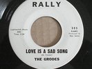 Garage band, The Grodes 45  record, 