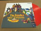 THE BEATLES YELLOW SUBMARINE REDDISH ORANGE MONO VINYL LP JAPANESE IMPORT