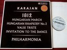 COLUMBIA SAX 2302 T/S KARAJAN LP NM TCHAIKOVSKY BERLIOZ LISZT SIBELIUS WEBER