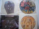IRON MAIDEN - RARE PICTURE DISCS .NUMBER OF THE BEAST -POWERSLAVE ECT