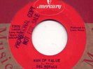 Promo 45 Northern Soul Del Royals Man Of Value / Come Back Pearl