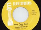 Don Ray Sampson - Baby Come Back