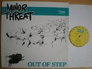 MINOR THREAT - out of step LP + Poster * DISCHORD old press. PUNK HC sXe '83 rar