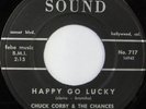 rare Soul 45 CHUCK CORBY & CHANCES happy go lucky SOUND Hear