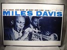 MILES DAVIS ORIGINAL BLUE NOTE IN STORE PROMO FRAMED POSTER APPOX 3'  X  2' FEET