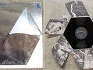 THE ANDROMEDA STRAIN. Very rare HEXAGON SHAPED 1971 soundtrack LP