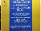 2 LP CBS 1962 LEONARD BERNSTEIN lincoln center first performance VG+ L2L 1007