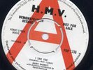BARRY BARNETT I Saw You/Marry The Girl DEMO 45 HMV POP1336 Ex Cond