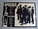 Large original 1979 SPECIALS lp promo poster Two Tone 30x40 inches Rare punk ska