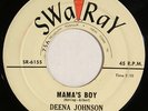 DEENA JOHNSON northern soul 45 “Mama’s Boy” on SWA-RAY nice Armstead orig HEAR