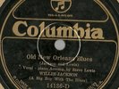 Willie Jackson, Steve Lewis piano, Old New Orleans Blues, Columbia 14136 78 rpm