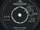 Beatles - Ticket To Ride - Extraordinarily Rare Nigerian Pressing