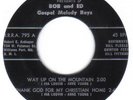 RARE COUNTRY GOSPEL BOPPER EP   BOB AND ED ON  RURAL RHYTHM   GUITAR PICKIN'