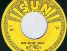 GROUP (3) ELVIS PRESLEY 45's ON SUN LABEL EARLY REISSUES, THICK VINYL, FLAT EDGE