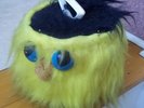 60's Hairy Fuzzy Face Cover/45 RPM Record Carry Case DISC GO CASE + 57 - records