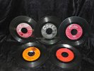 FLAMINGOS-CHANNELS-VELVETS-FIVE SATINS-VALENTINES 45's FIRST PRESSINGS