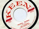 THE VALIANTS 1958 Rockabilly PROMO 45 VG+ FRIEDA, FRIEDA /Please Wait- KEEN 4026
