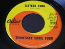 Tennessee Ernie Ford   Sixteen Tons   mod / popcorn soul / R&B / country 45 HEAR