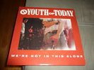 YOUTH OF TODAY We're Not In This Alone lp  FIRST PRESSING Caroline MINTY