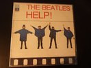 THE BEATLES LP ITALIEN HELP  EMI PARLOPHONE STEREO LABEL BLEU / pochette rare 