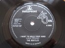 ******BEATLES - I WANT TO HOLD YOUR HAND.  SOLID CENTRE PRESSING******
