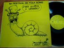 C'EST LA FÊTE A LAMBESC 1st French Folk Festival ORIGINAL 1970 LP Alan Stivell