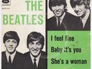 BEATLES I Feel Fine +3 RARE UNIQUE Denmark EP 45 danish Odeon GEOS 225 LISTEN