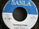 Northern Soul Extremely RARE 45 LENNY VESTEL It's Paradise bw Satisfaction SANLA