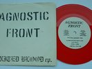 disque vynile 45 tours agnostic front no one rules 8 titres