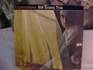 BILL EVANS TRIO LP EXPLORATIONS RIVERSIDE RLP 351 MONO  VG+