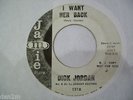 Northern Soul Dick Jordan I want her back Some these days Jamie WLP Promo 1218