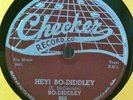 Bo Diddley 1957 Hey Bo-Diddley b/w Mona 78 RPM Checker 860 Very Good+ NR