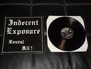 Indecent Exposure - Reveal All LP orig ROR oi skinhead kbd punk rac