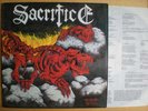 SACRIFICE - torment in fire LP * Original '86 SARCOFAGO SLAYER DEATH ANGEL VENOM