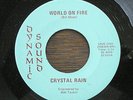 Garage punk 45 record, Crystal Rain,  