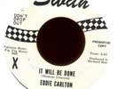 EDDIE CARLTON It Will Be Done on Swan Promo Northern Soul 45 Hear