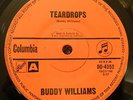BUDDY WILLIAMS TEARDROPS - ORIGINAL OZ COLUMBIA LABEL 45 - 1962